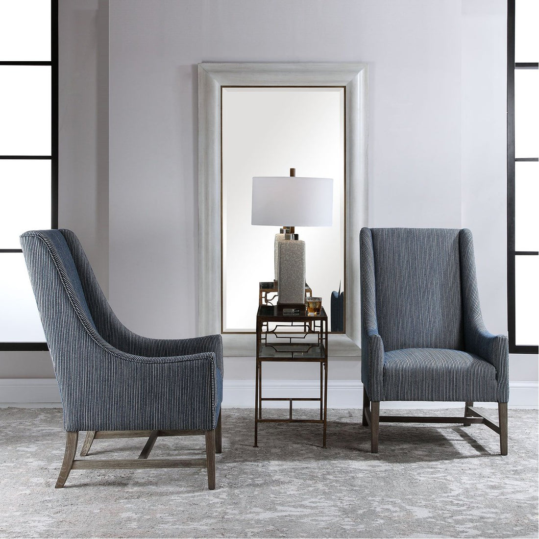 Uttermost Galiot Wingback Accent Chair