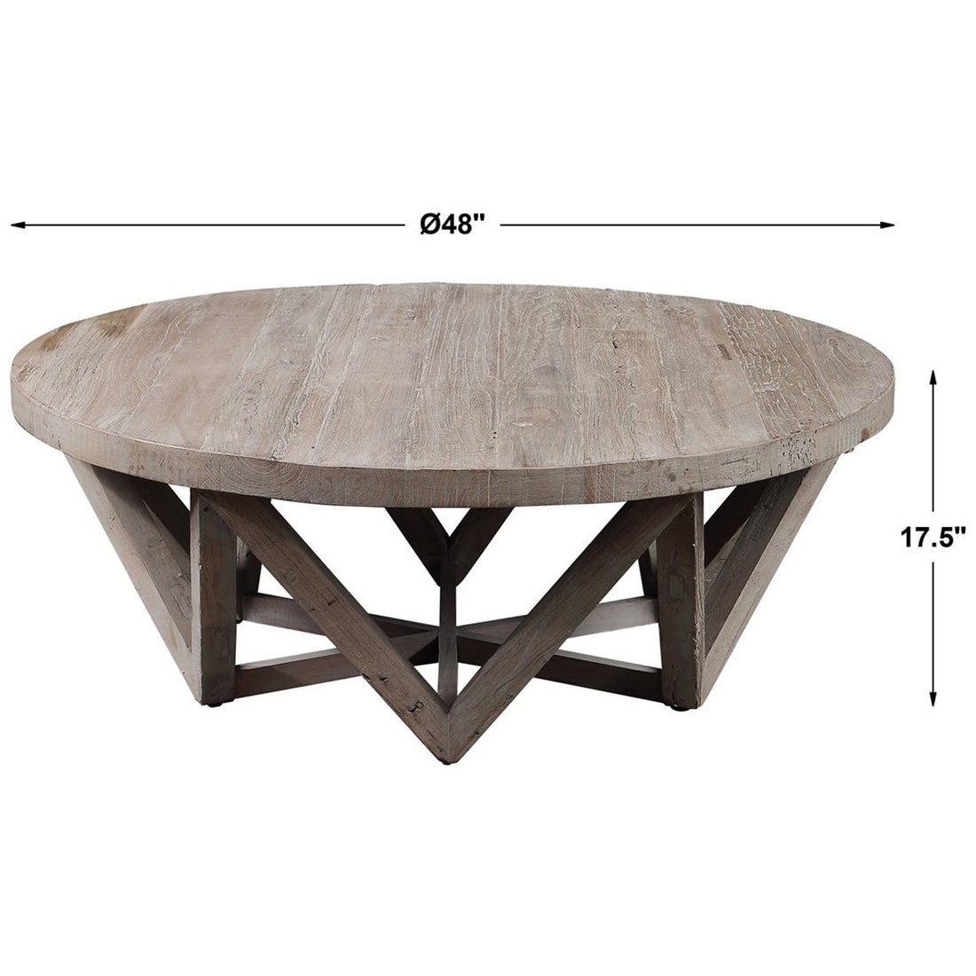 Uttermost Kendry Reclaimed Wood Coffee Table