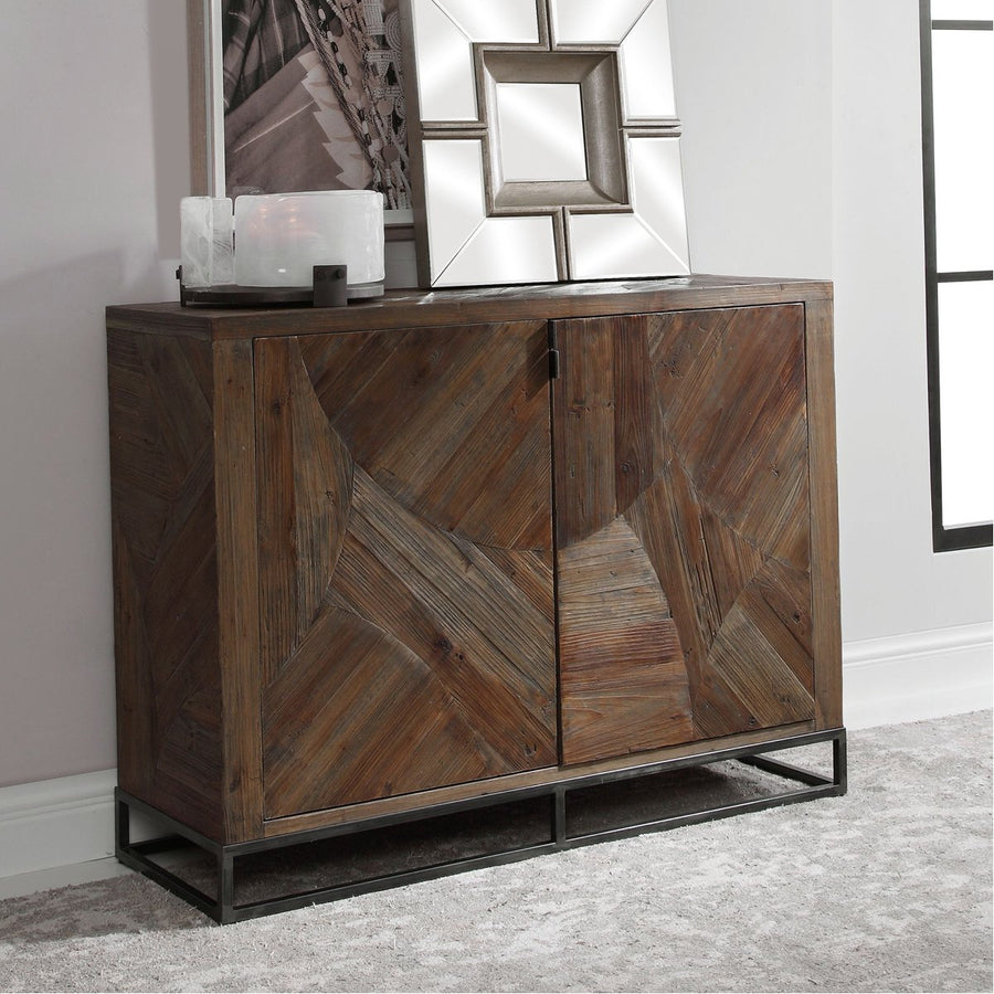 Uttermost Evros Reclaimed Wood 2-Door Cabinet