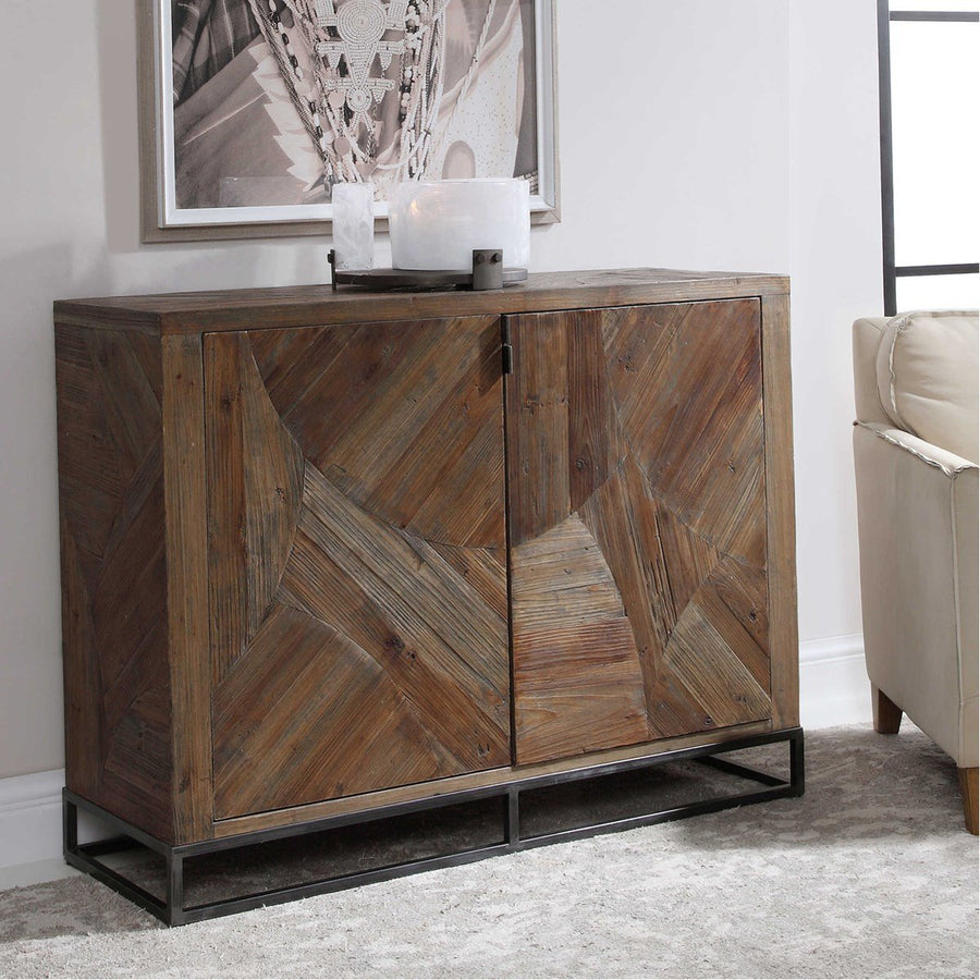 Uttermost Evros Reclaimed Wood 2-Door Cabinet