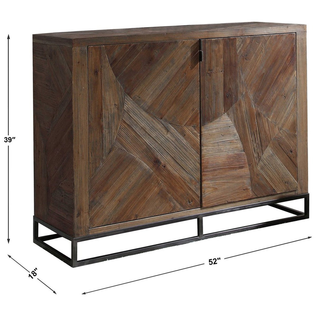 Uttermost Evros Reclaimed Wood 2-Door Cabinet