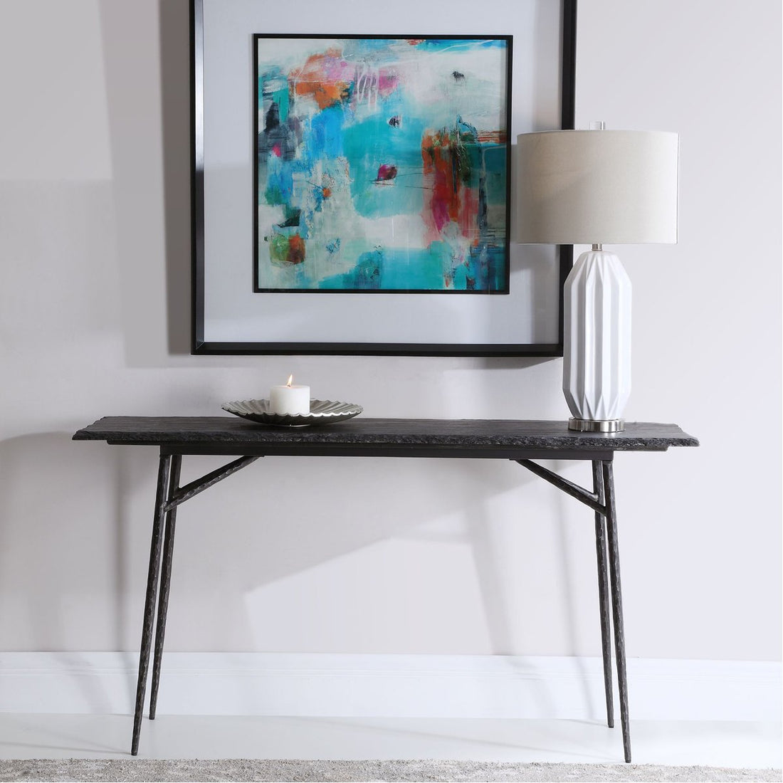 Uttermost Kaduna Slate Console Table