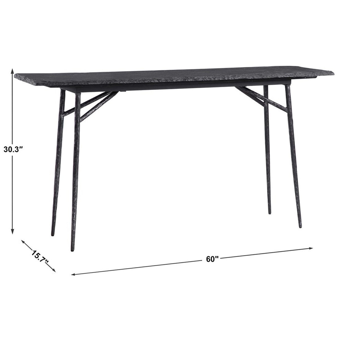 Uttermost Kaduna Slate Console Table