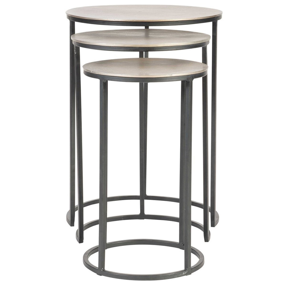 Uttermost Erik Metal Nesting Tables, 3-Piece Set