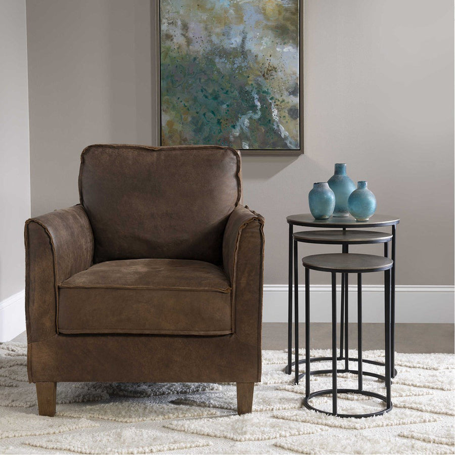 Uttermost Erik Metal Nesting Tables, 3-Piece Set