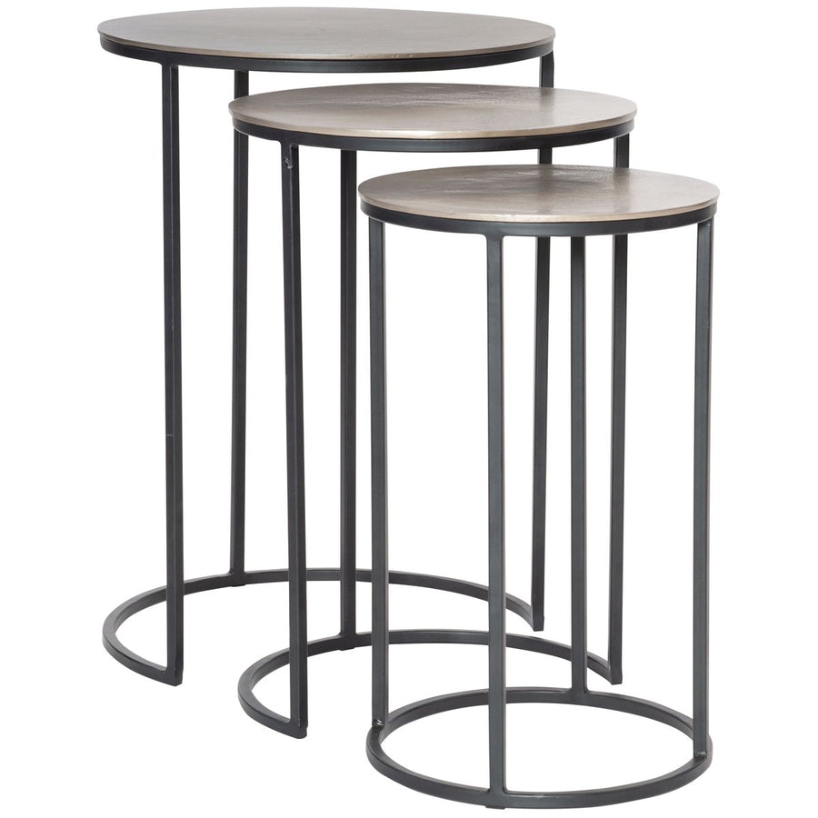 Uttermost Erik Metal Nesting Tables, 3-Piece Set