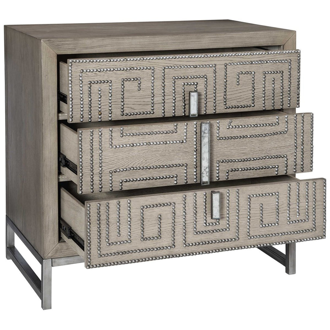 Uttermost Devya Gray Oak Accent Chest