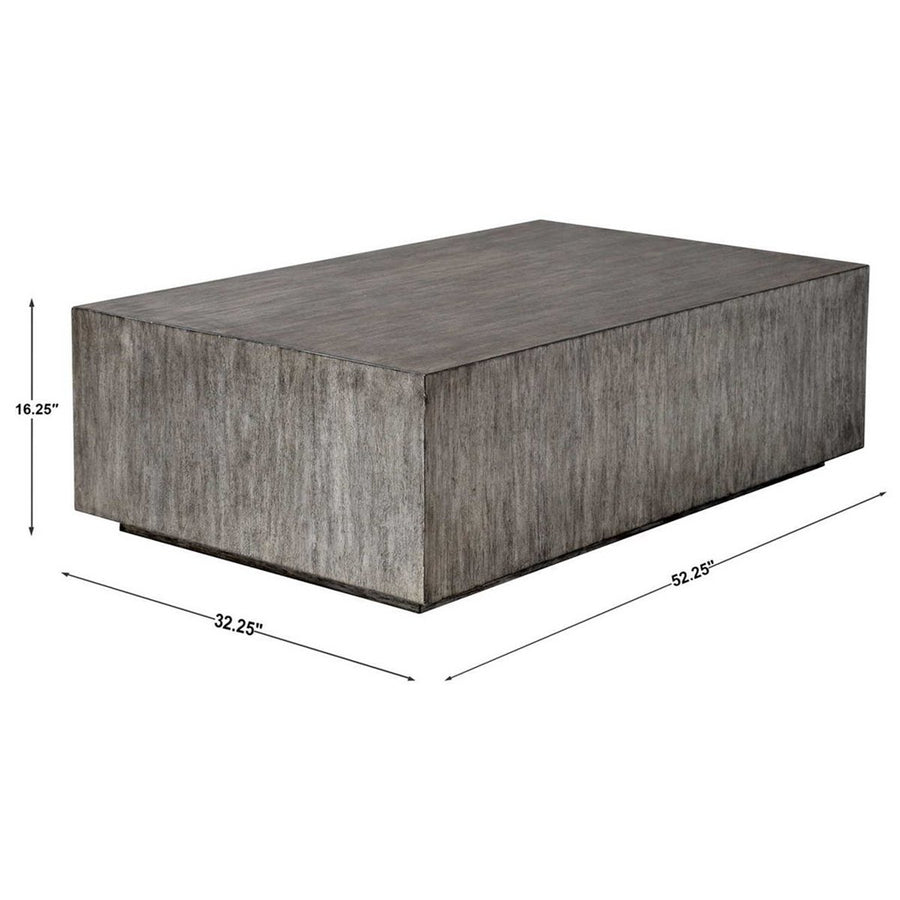 Uttermost Kareem Modern Gray Coffee Table