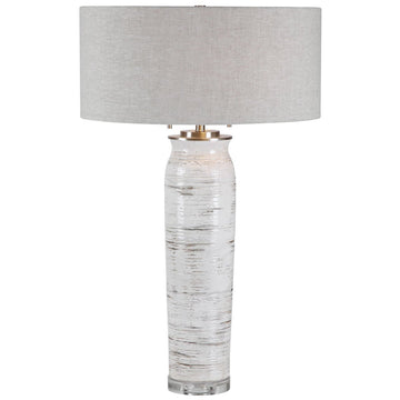 Uttermost Lenta White Table Lamp