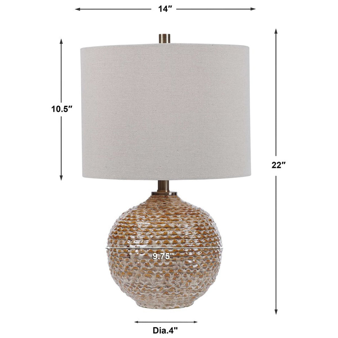 Uttermost Lagos Rustic Table Lamp