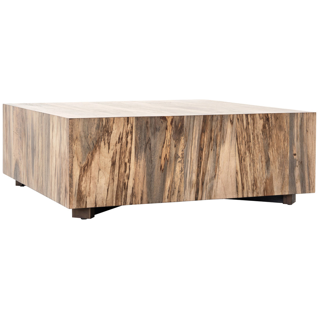 Four Hands Wesson Hudson Square Coffee Table - Spalted Primavera