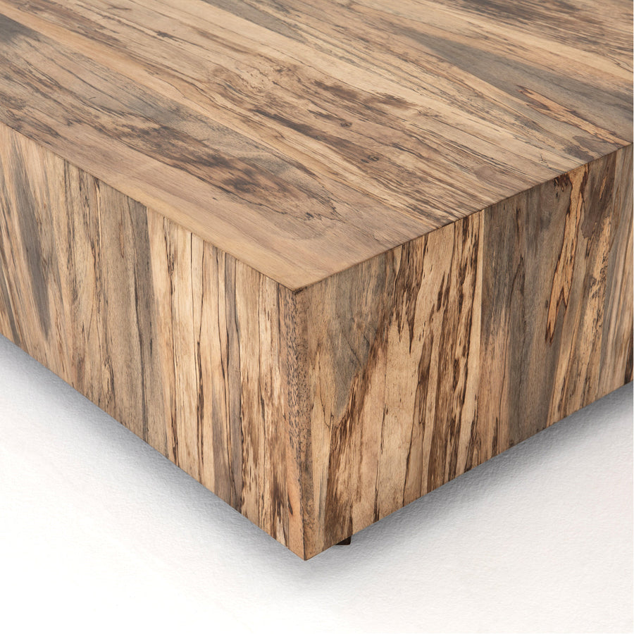 Four Hands Wesson Hudson Square Coffee Table - Spalted Primavera