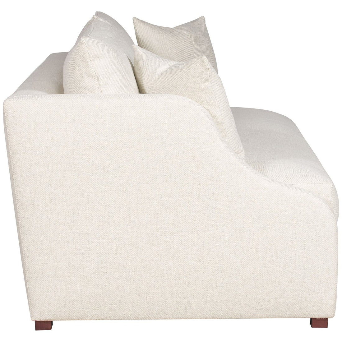 Vanguard Furniture Cora Bench Seat Sofa in Rodriguez Ivory