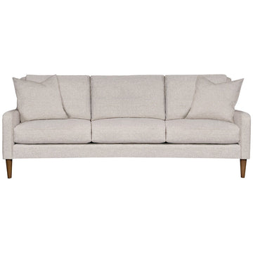 Vanguard Furniture Josie Sofa in Keland Pewter with Flaxen Stone Legs