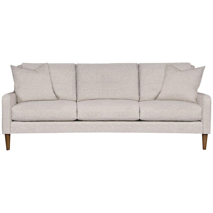 Vanguard Furniture Josie Sofa in Keland Pewter with Flaxen Stone Legs