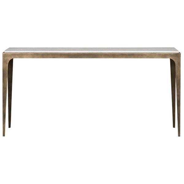 Vanguard Furniture French Brass Metal Base Hancock Console Table