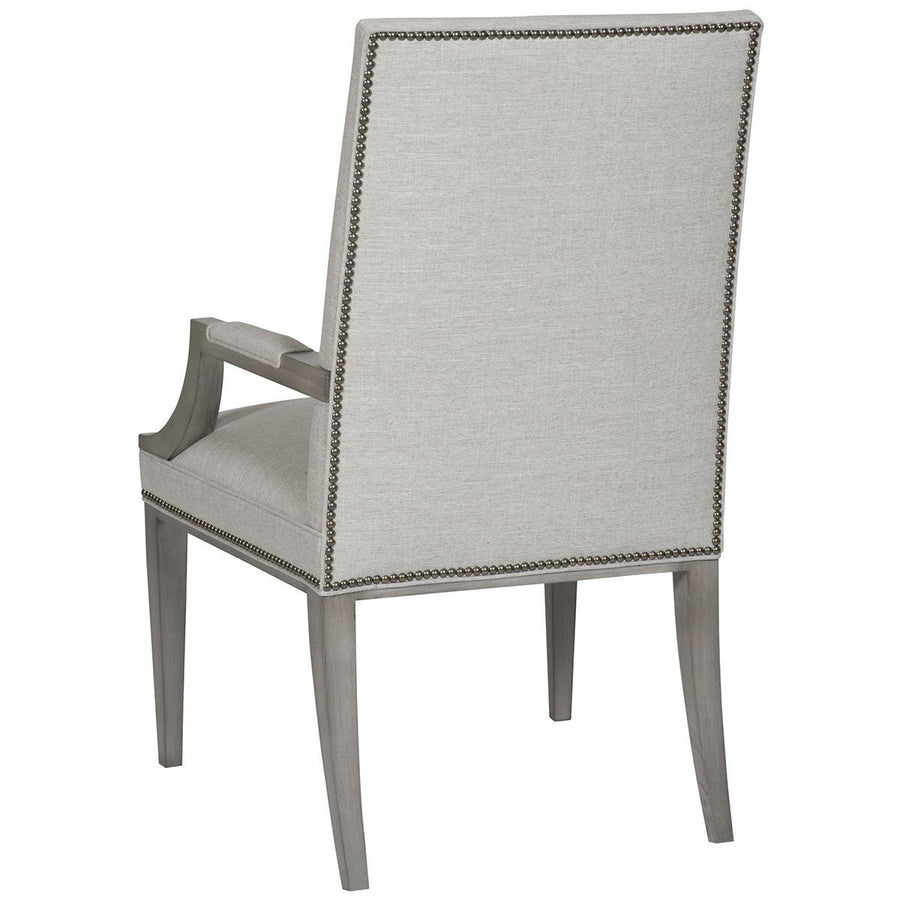 Vanguard Furniture Norfolk Nickel Hanover Button-Back Side Chair