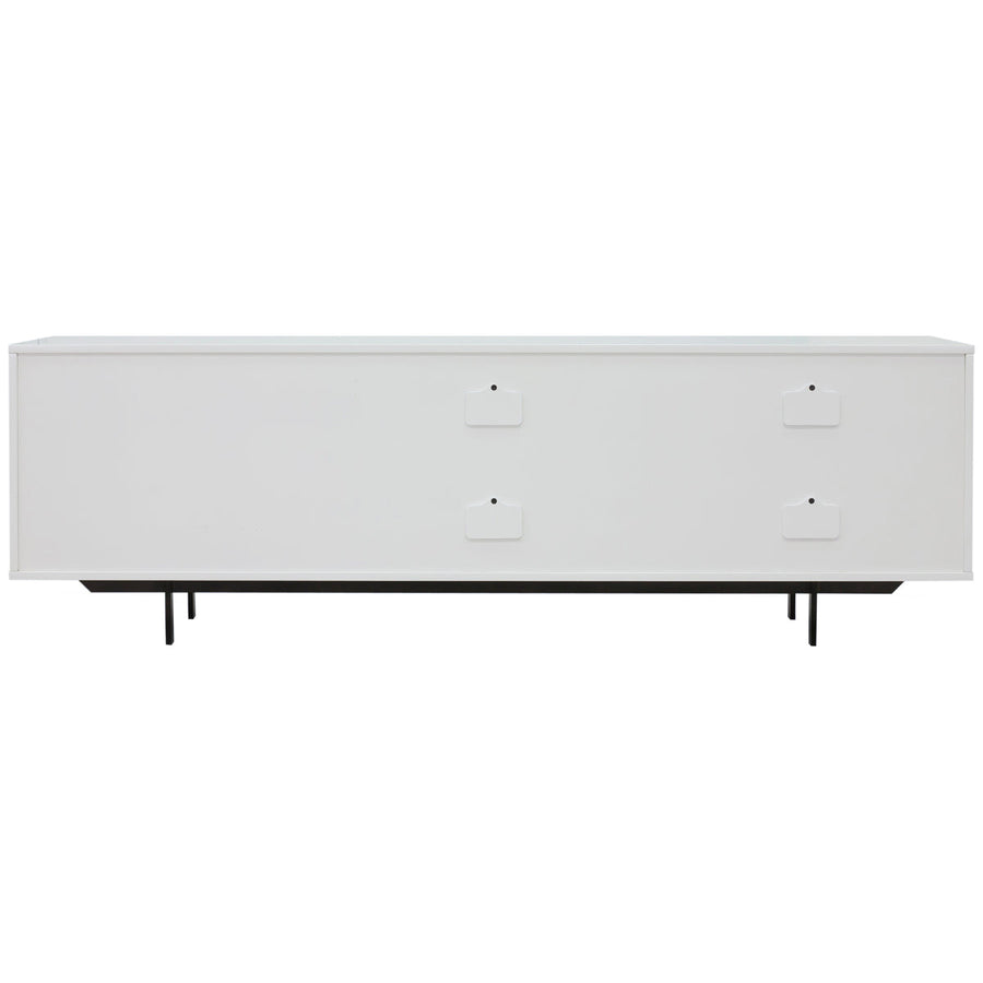 Four Hands Barton Tucker Large Media Console - White