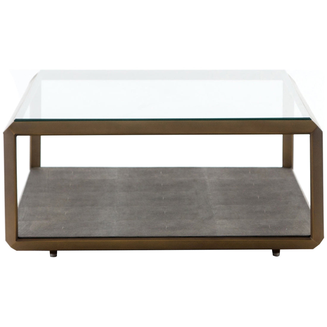 Four Hands Bentley Shagreen Shadow Box Coffee Table