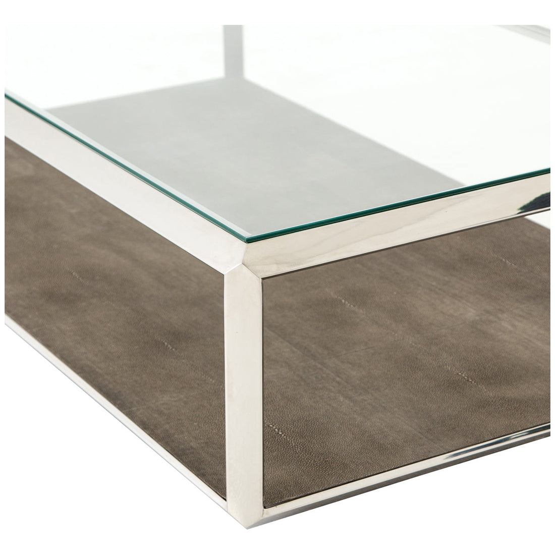 Four Hands Bentley Shagreen Shadow Box Coffee Table