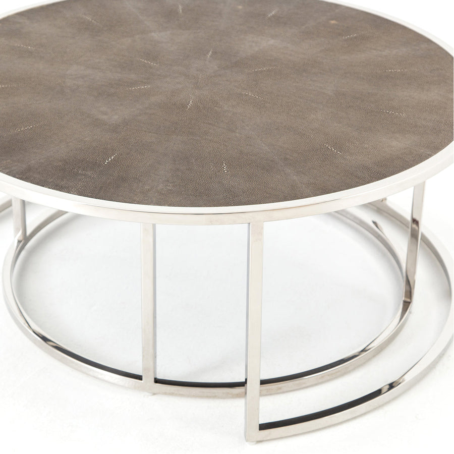 Four Hands Bentley Shagreen Nesting Coffee Table