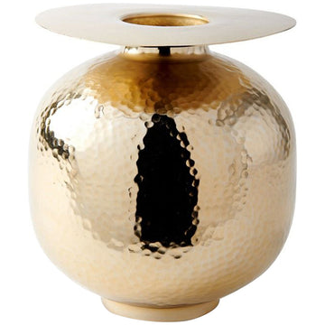 Villa & House Vitale Medium Vase, Brass Finish