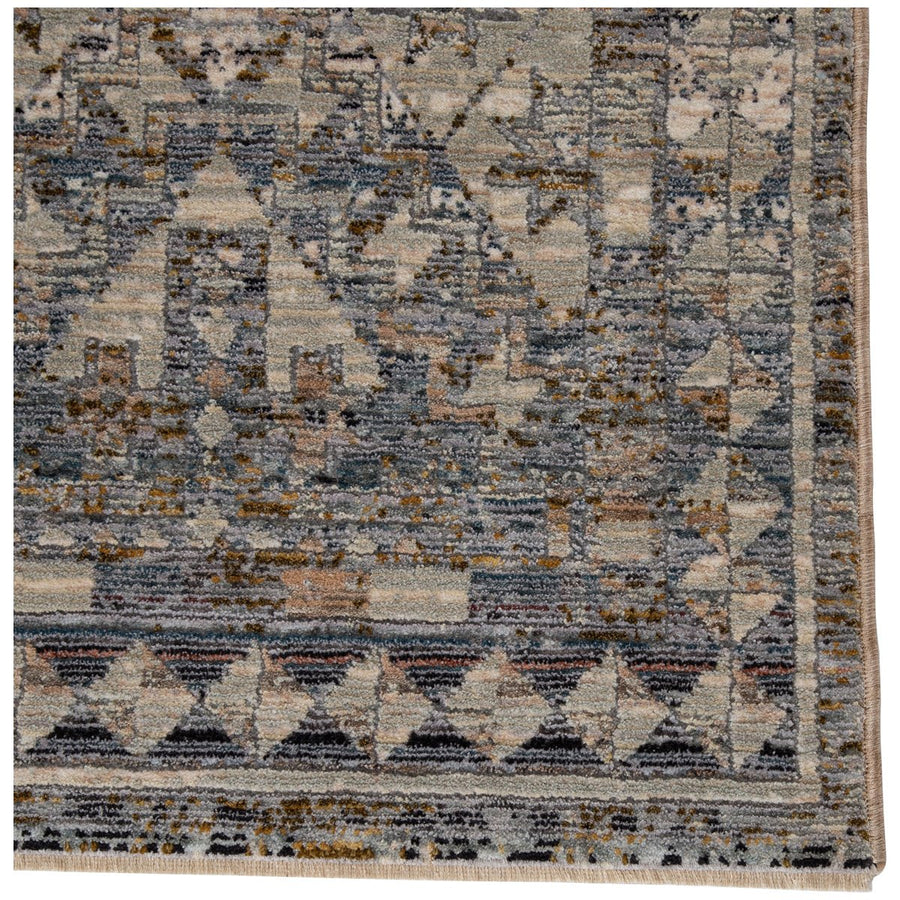 Jaipur Valentia Cashel Tribal Gray Dark Blue VLN06 Area Rug