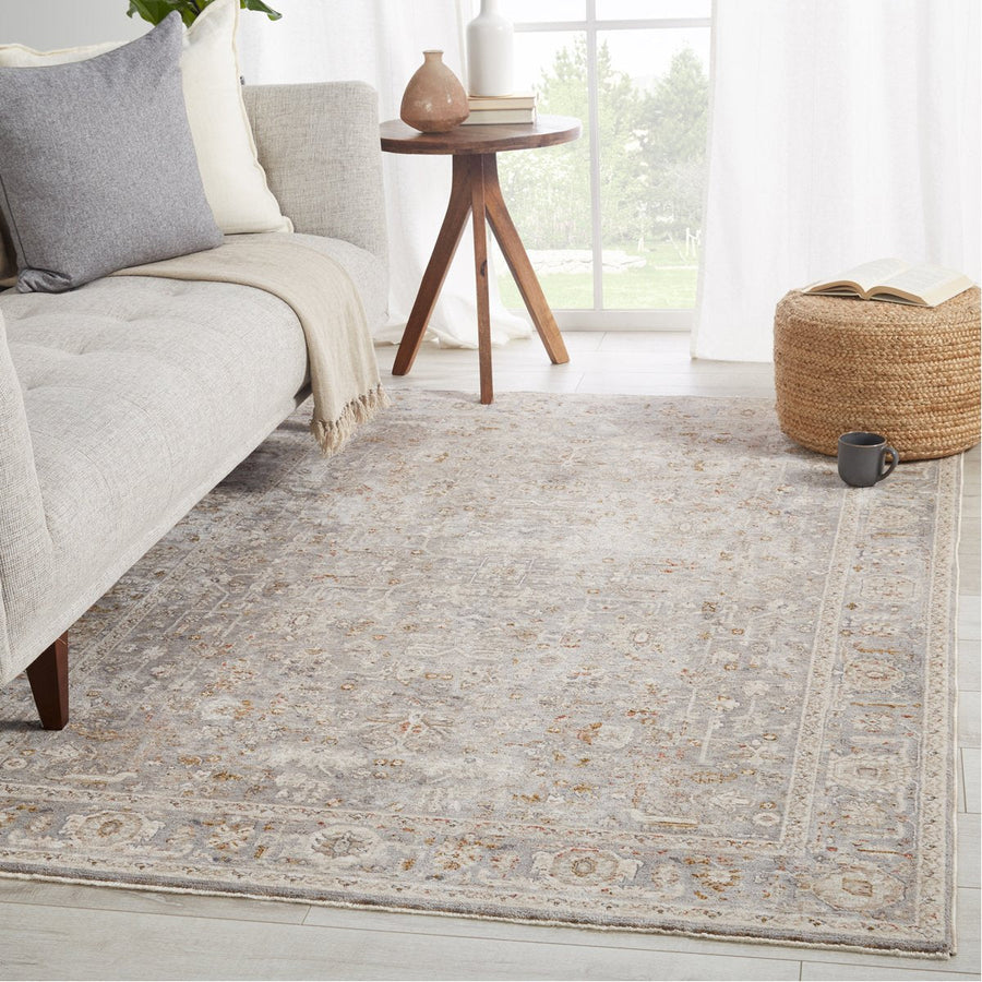 Jaipur Valentia Amaris Oriental Gray Cream VLN08 Rug