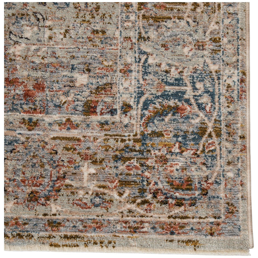 Jaipur Valentia Pierce Medallion Border Gray Multicolor VLN09 Rug