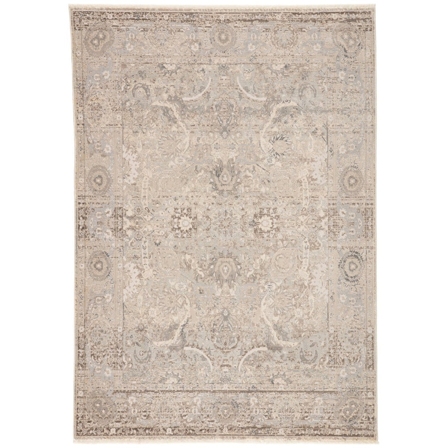 Jaipur Vienne Baptiste Oriental Damask Gray Cream VNE03 Rug