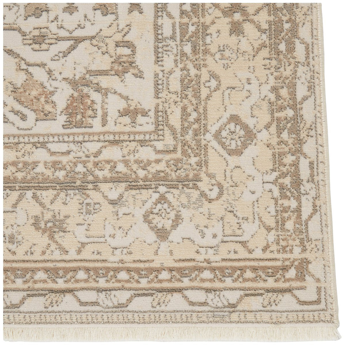 Jaipur Vienne Valentin Oriental Floral Cream Light Gray VNE05 Rug