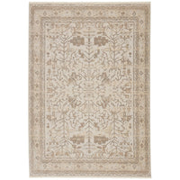 Jaipur Vienne Valentin Oriental Floral Cream Light Gray VNE05 Rug