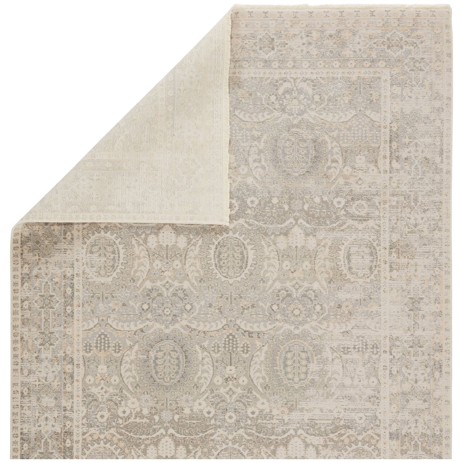 Jaipur Vienne Michon Oriental Damask Gray Cream VNE07 Rug