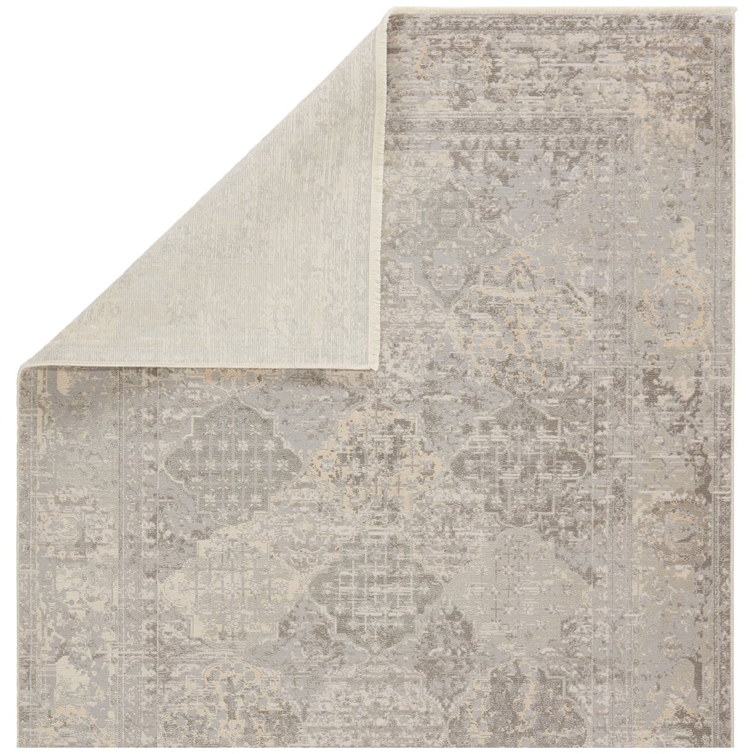 Jaipur Vienne Lourdes Trellis Oriental Gray Cream VNE09 Rug