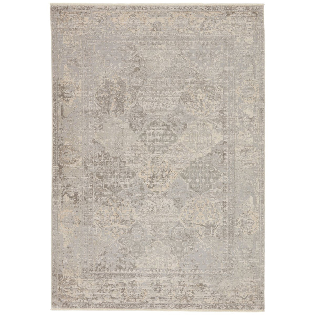 Jaipur Vienne Lourdes Trellis Oriental Gray Cream VNE09 Rug