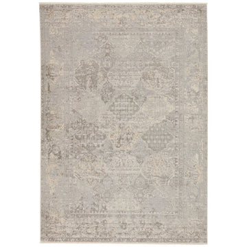 Jaipur Vienne Lourdes Trellis Oriental Gray Cream VNE09 Rug