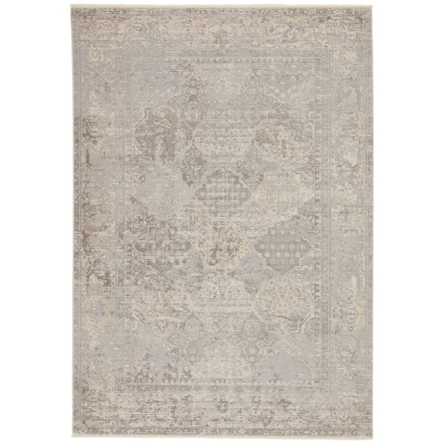 Jaipur Vienne Lourdes Trellis Oriental Gray Cream VNE09 Rug