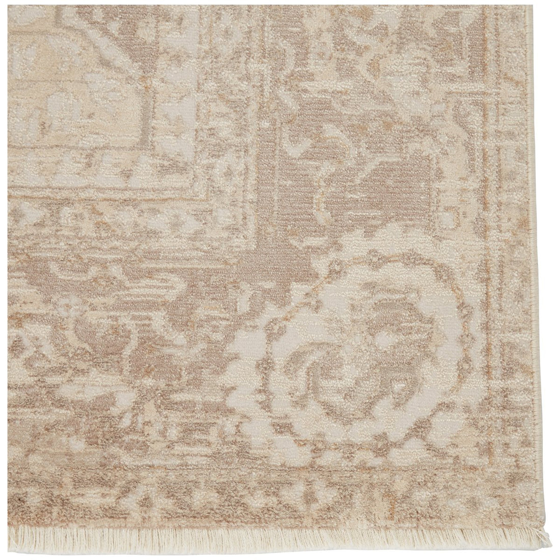 Jaipur Vienne Lourdes Trellis Oriental Gold Light Gray VNE10 Rug