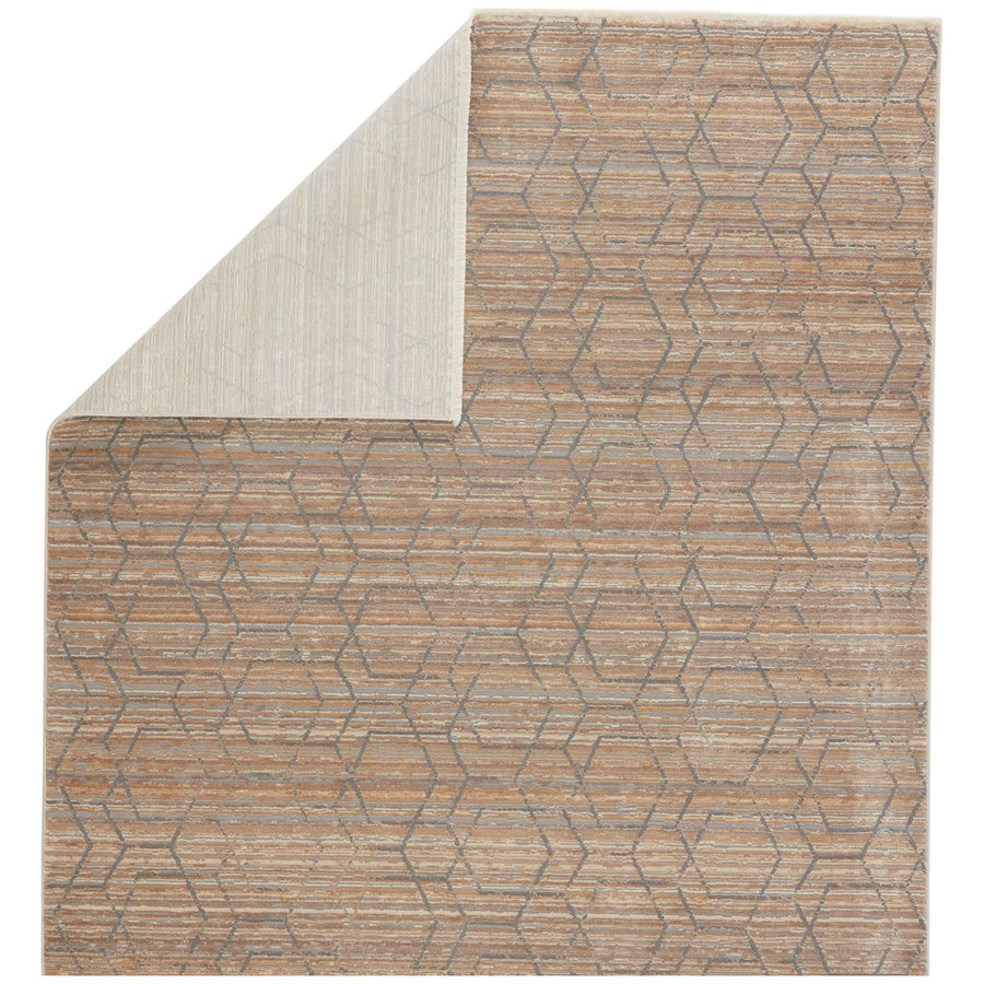 Jaipur Vienne Cavendish Trellis Geometric Tan Gray VNE12 Rug