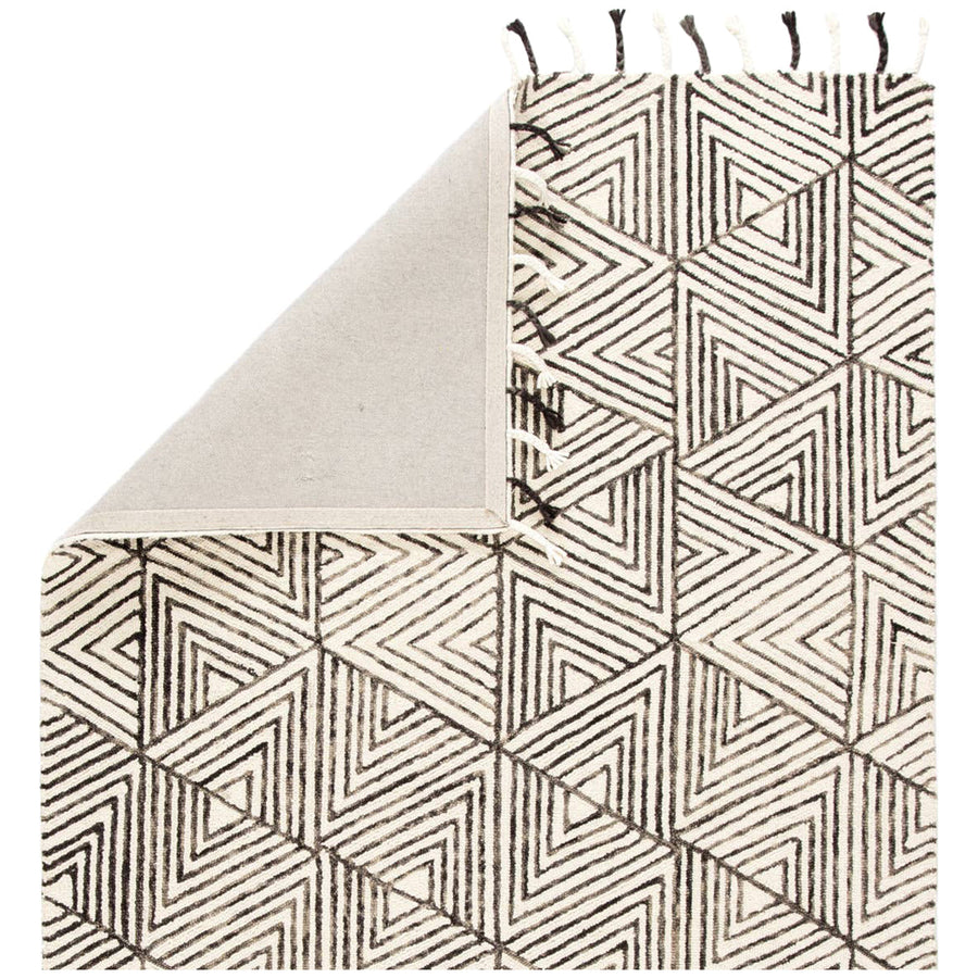 Jaipur Vera by Nikki Chu Montblanc Geometric Ivory Gray VNK01 Area Rug