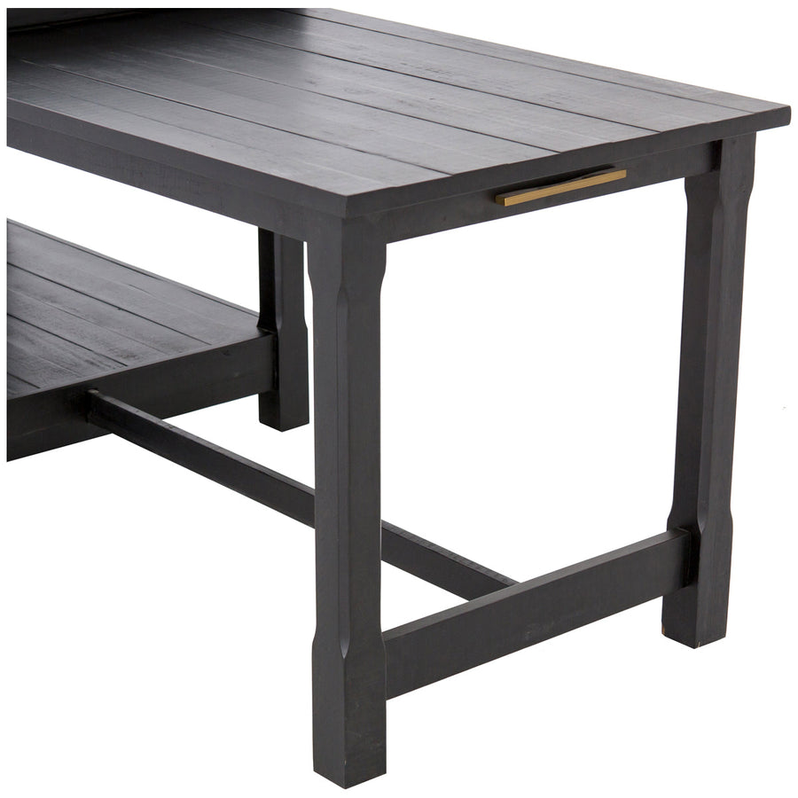 Four Hands Patten Ian Kitchen Island - Black Acacia