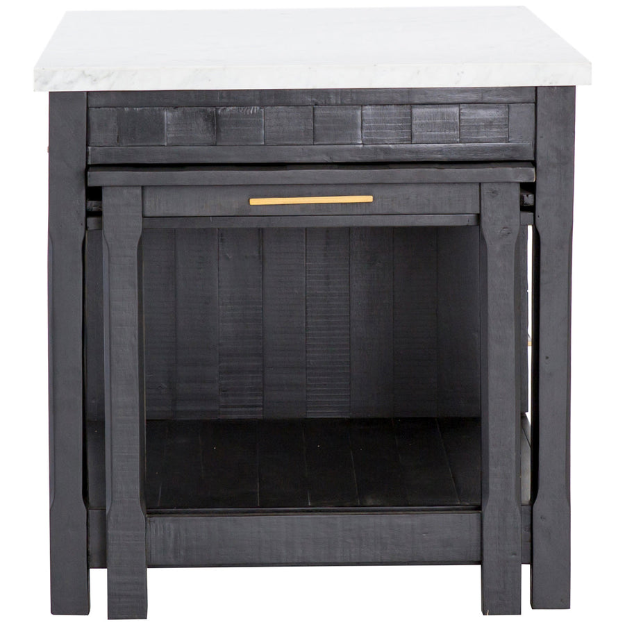 Four Hands Patten Ian Kitchen Island - Black Acacia