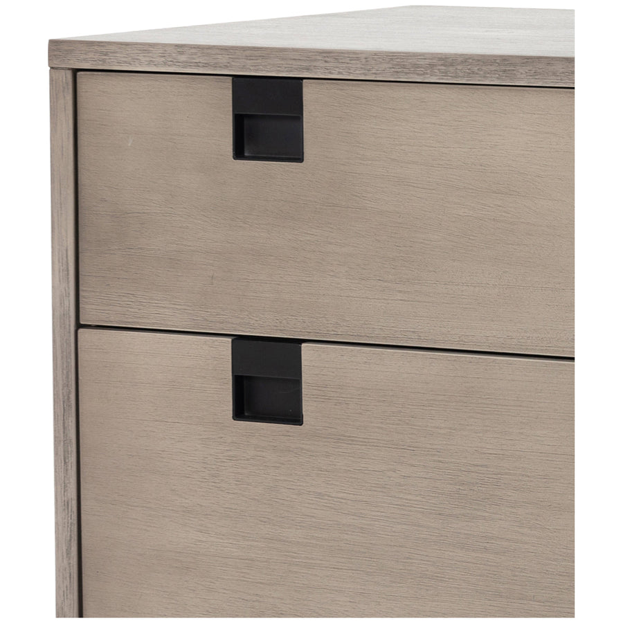 Four Hands Patten Carly 6-Drawer Dresser - Grey Wash