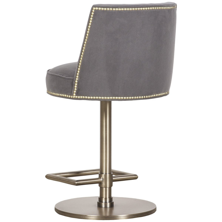 Vanguard Furniture Donegal Counter Stool with Satin Brass Base