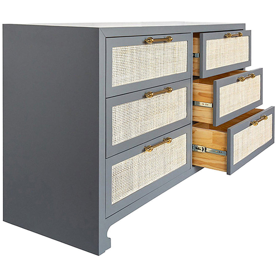 Worlds Away Carla 6-Drawer Chest