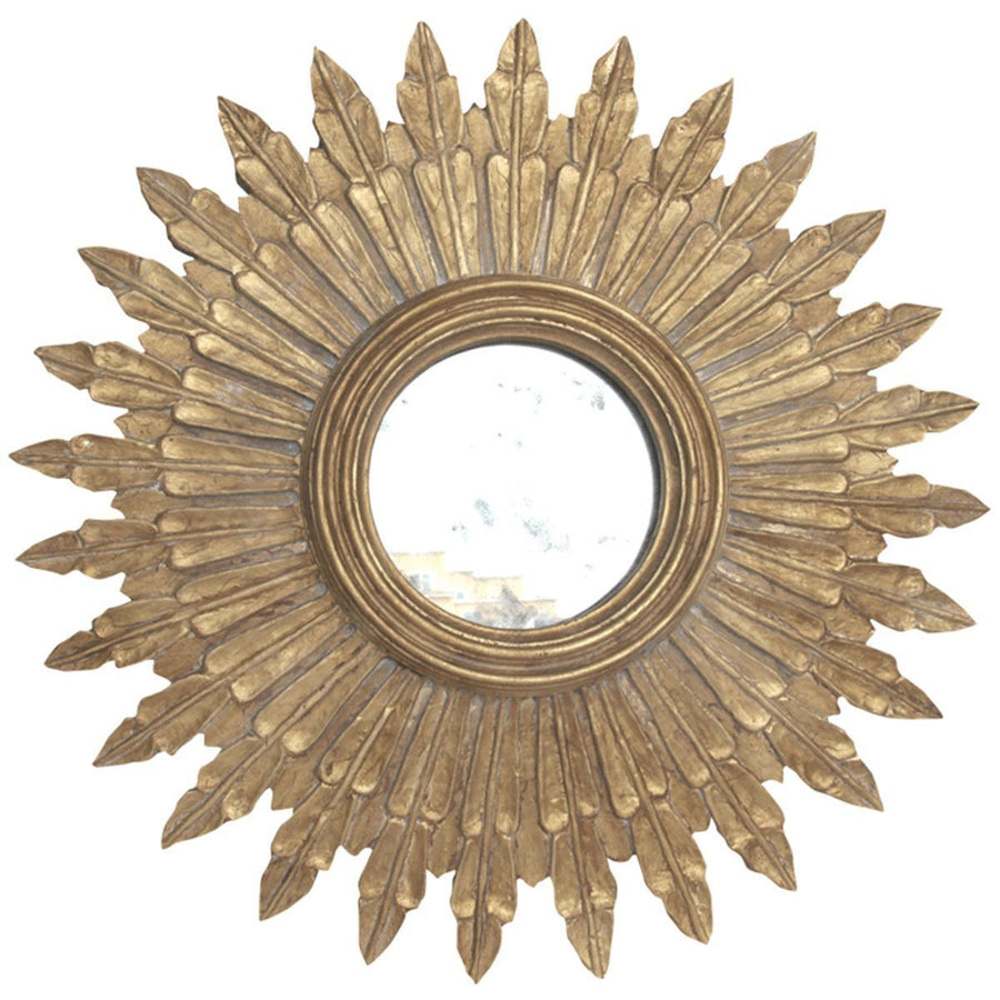 Worlds Away Small Starburst Mirror with Antique Mirror Inset SANTO G