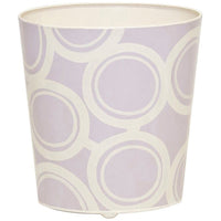 Worlds Away Oval Wastebasket