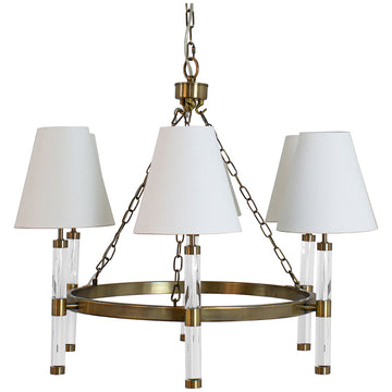 Worlds Away Winifred 6-Light Chandelier