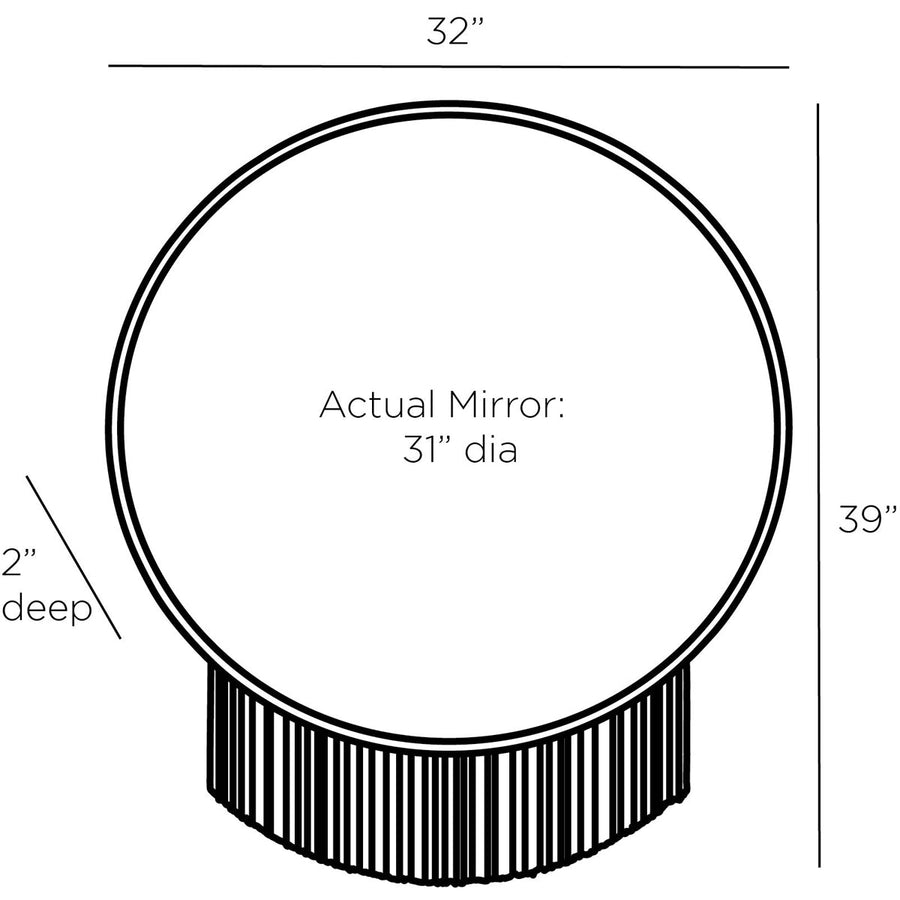 Arteriors Winchester Mirror