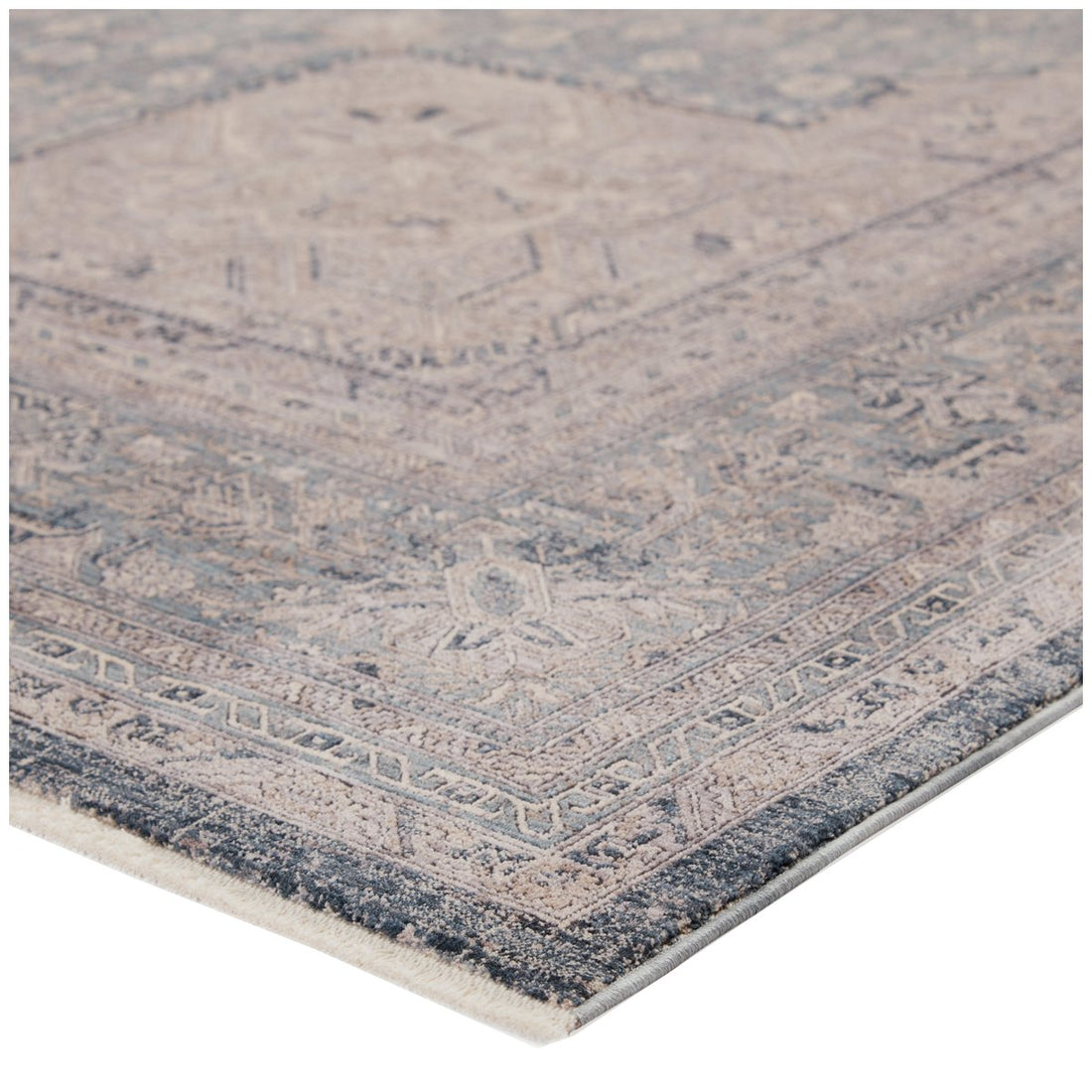 Jaipur Winsome Epsilon Medallion Blue Gray WNO01 Rug